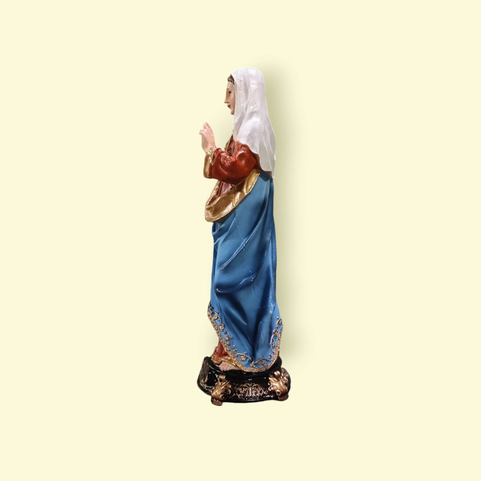 Virgen Sagrado Corazón de María de Resina de 30 cm - Imagen 2