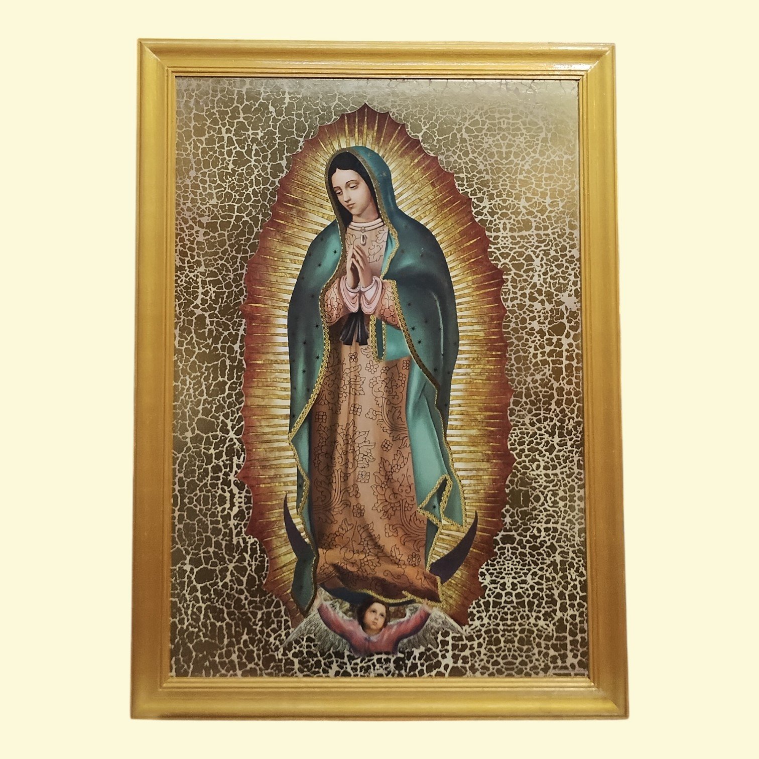 Cuadro de la Virgen de Guadalupe en 79 x 58 cm