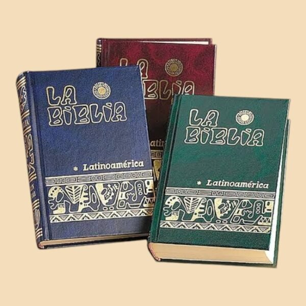 Biblias Biblia Latinoamericana de Bolsillo de color.