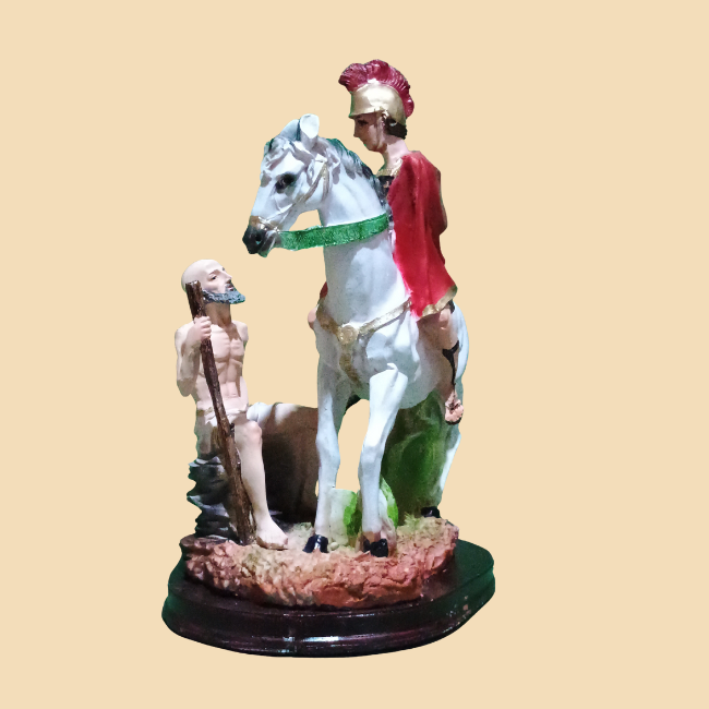 San Martín Caballero de Resina 35 cm - Imagen 4