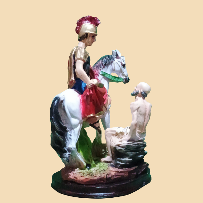 San Martín Caballero de Resina 35 cm - Imagen 3